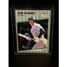 Jose Canseco #5 | 1989 Fleer Baseball Trading Card