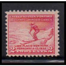 716 2c Lake Placid Fine MNH Z0818