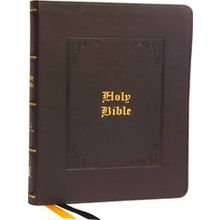 Kjv Holy Bible: Large Print Thinline, Black Leathersoft, Red Letter, Comfort - T
