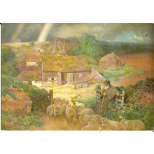 Art CHARLES J. ADAMS Kentish Rainbow Postcard (Medici 2076)
