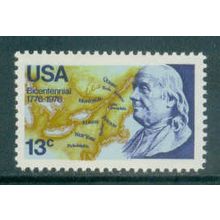 1690 13c Benjamin Franklin Fine MNH MA0648