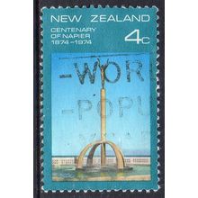 New Zealand 1974 Centenary of Napier 4c Used