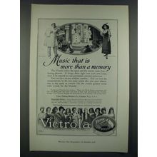 1919 Victor Records Ad - Caruso and Gluck - Music That Is More Than a Memory