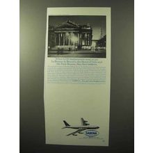 1964 Sabena Airlines Ad - La Bourse in Brussels