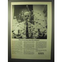 1964 Xerox Corporation Ad - Know This Molecule?