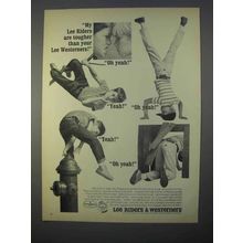 1966 Lee Riders Jeans and Westerners Pants Ad