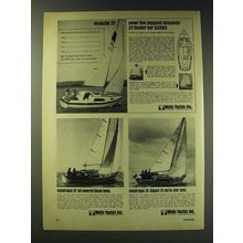 1970 Wells Yachts Ad - Vivaity 21, Snapdragon 29 and Snapdragon 26