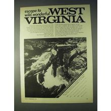 1970 West Virginia Tourism Ad - Wild, Wonderful