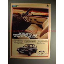 1983 Austin Rover Metro Vanden Plas 500 Ad, Exclusive!