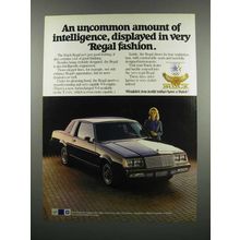 1983 Buick Regal Ad - Uncommon Amount of Intelligence