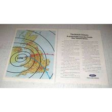 1986 Ford Motors Ad - British Climate Watertight Case