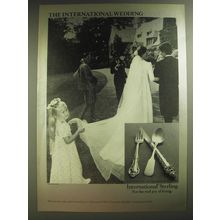 1974 International Sterling Advertisement - The international wedding