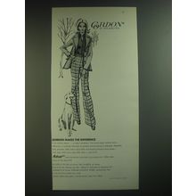 1974 Gordon of Philadelphia Advertisement - Ascot Blazer, Cheviot Check Pants