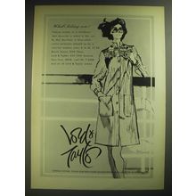 1974 Lord & Taylor Ad - Mel Mortman Shirtdress - What's ticking now?