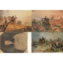 Duke Of Wellington Battle Of Waterloo 4x Rare Painting Postcard s