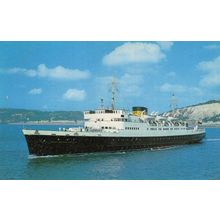 Princes Josephine Charlotte Ship Ferry 1970s Rare Postcard