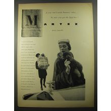 1954 Martex Terry Towels Ad - If you can't resist January sales