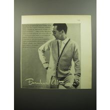 1957 Bernhard Altmann Cardigan Sweater Ad - at the first touch of Jack Frost