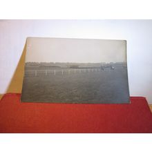 HORSE RACING unused antique postcard RP =