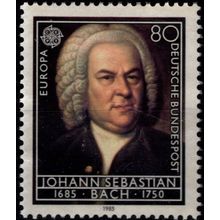D2207 Germany Stamp 1985 80 pfg Europa Johan Sebastian Bach MNG
