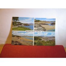 multiview, BORTH-Y-GEST, CARDIGANSHIRE used postcard by J. Salmon 1984 pm =