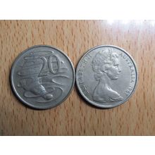 Australia 1967 20 Cents Coin