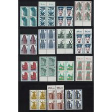Berlin Tourist Sights 15v Blocks of 4 1987 MNH SG#B777-B791