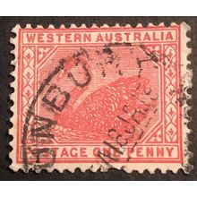 AUSTRALIAN STATES..-western australia SG 139 USED 1d #1