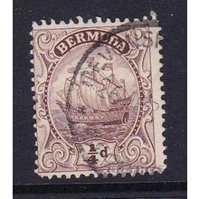 BERMUDA 1922 1/4d USED SG77