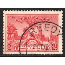 AUSTRALIA 1936: CENTENARY OF SOUTH AUSTRALIA - 2d RED USED (G4)