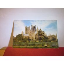 THE EAST END, ELY CATHEDRAL unused vintage postcard by J Salmon =