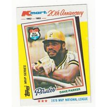 1982 Kmart Dave Parker baseball card #34 -NM- Pirates- Oddball