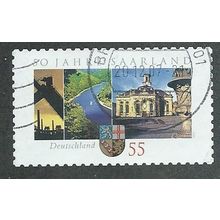 GER 2007 €0.55 (S/A) 'SAARLAND' FINE USED (EBID48-349)