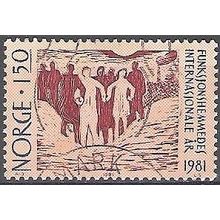 Norge 1981 Michel 845 O Cote (2013) 0.30 Euro Année des personnes handicapées