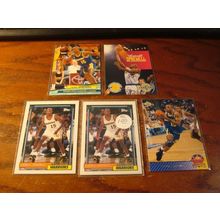1993, 5-Cards-Rc's, LATRELL SPREWELL Rc, Warriors