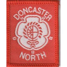 Scout Badge UK - Doncaster North - Black Back (BY202)