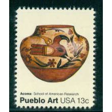 1709 13c Acoma Pottery Fine MNH MA0664