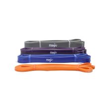Pack Of Four Full Body Workout Super Bands[ Multi ]