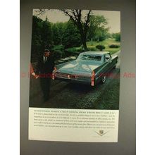 1963 Cadillac Coupe Ad - When a Man Steps Away, NICE!