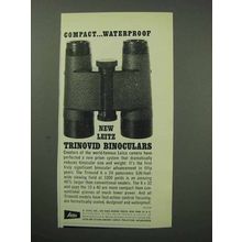 1963 Leitz Trinovid Binoculars Ad - Compact Waterproof