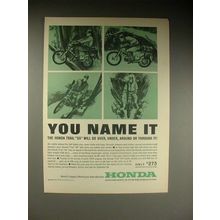 1963 Honda Trail 55 Motorcycle Ad - You Name It