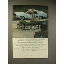 1964 Lincoln Continental Car Ad - Take a Second Look