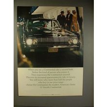 1964 Lincoln Continental Car Ad - When You See