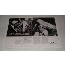 1971 ITT Patient Data System and Convatel Centers Ad