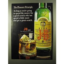 1971 J&B Scotch Ad - Pleasure Principle