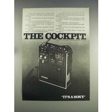 1974 Sony Model ICF-5500 Three-Band Portable Radio Ad