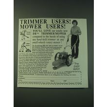 1988 DR Trimmer/Mower Ad - Trimmer users! Mower users!