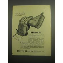 1948 Dent's Gloves Ad - Hidden Fit