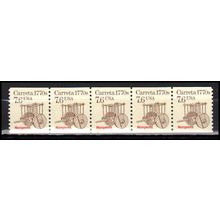 2255 7.6c Carreta Fine MNH Dry Gum PNC 1/5 X2961