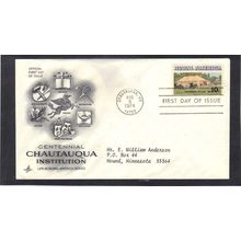 FDC Art Craft 1505 10c Chautauqua Tent (Cachet-Typed/A) CV39683